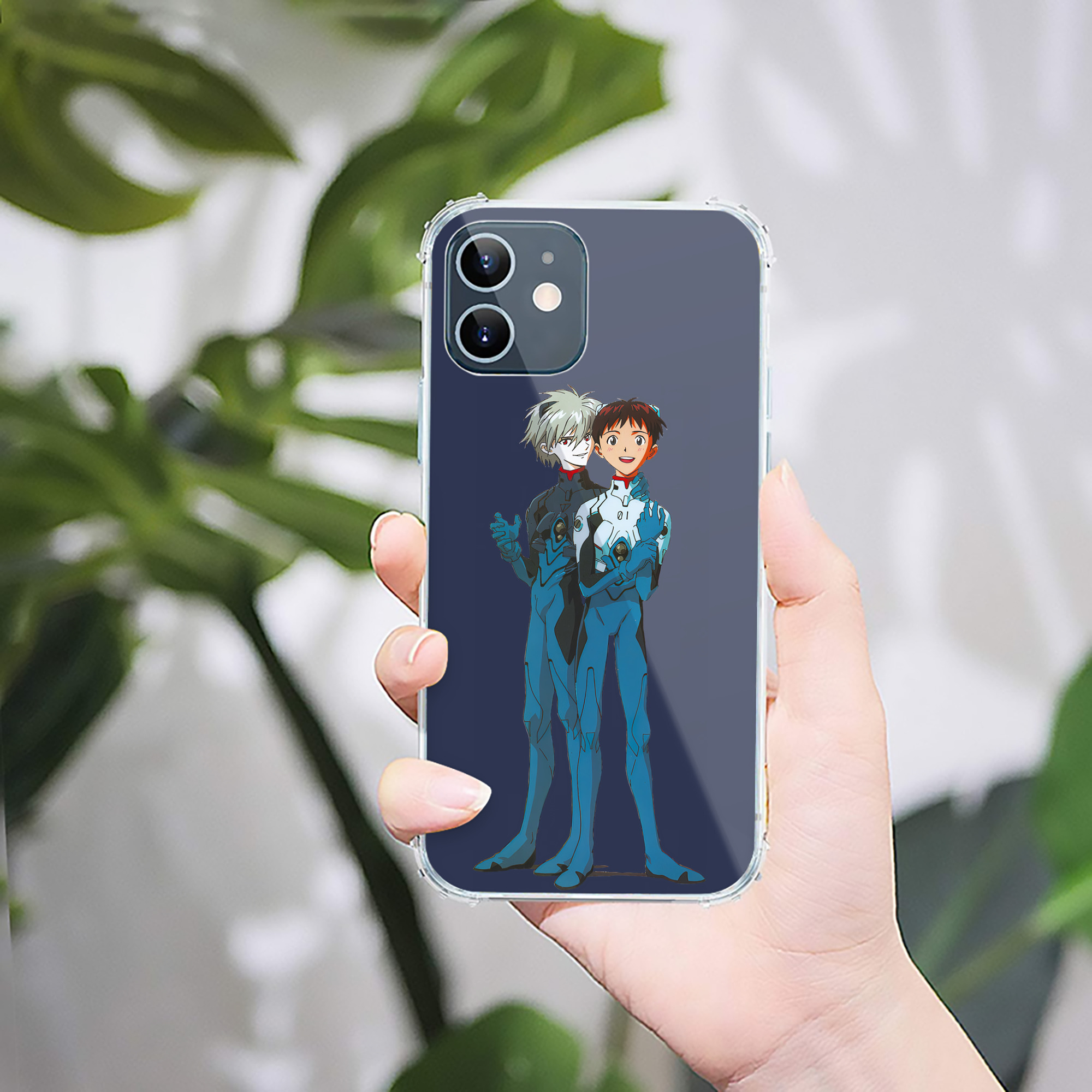 （画像用） EVA 新世紀エヴァンゲリオン 【iPhone 12シリーズ対応】透明スマホケース（クリアソフトケース）